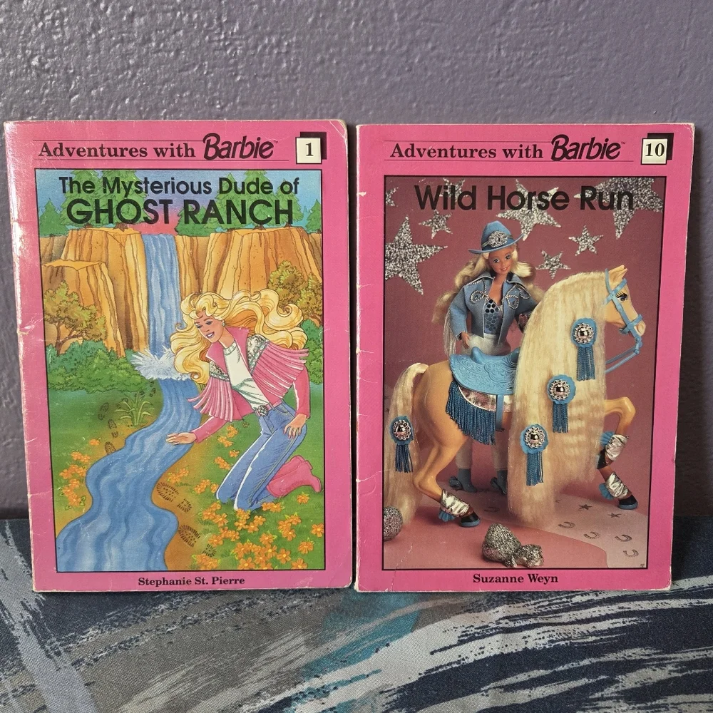 VTG Adventures With Barbie Books #1 & #10